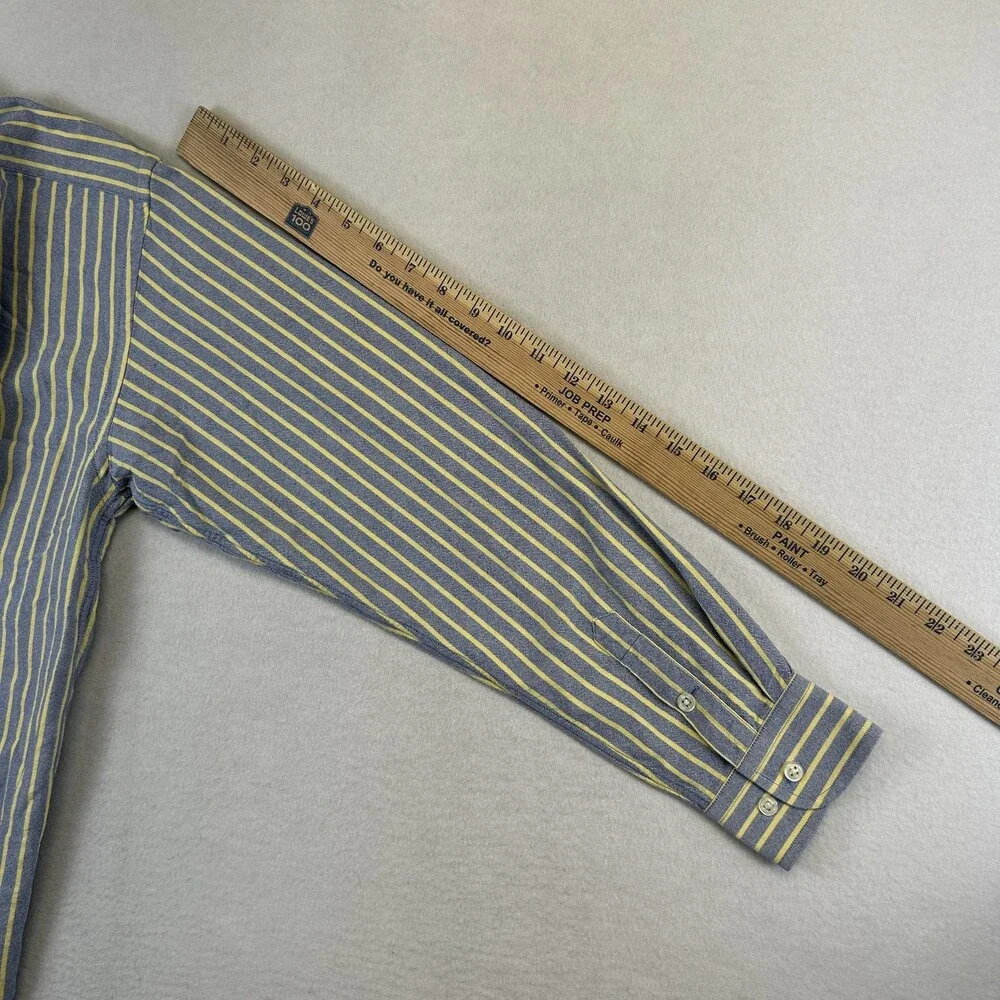Ralph Lauren Shirt Boys 20 Stripe Button Down Long Sleeve Flesh Pony Logo Casual